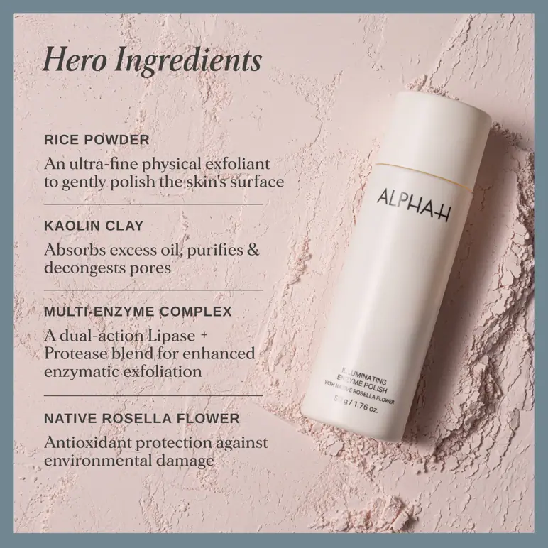 Alpha-H Illuminating Enzyme Polish with Native Rosella Flower 50g