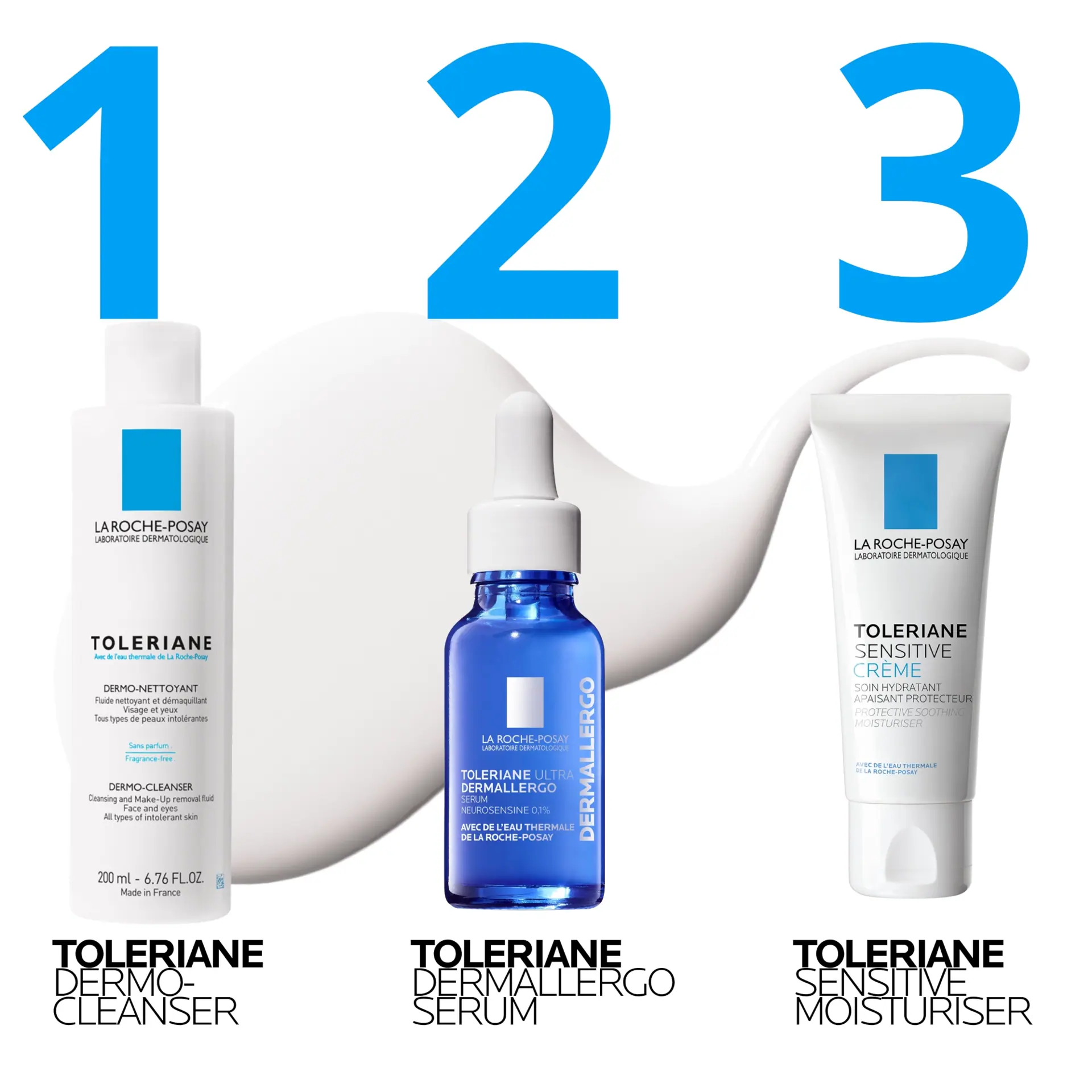 La Roche-Posay Toleriane Gentle Cream Dermo No Rinse Cleanser 200ml