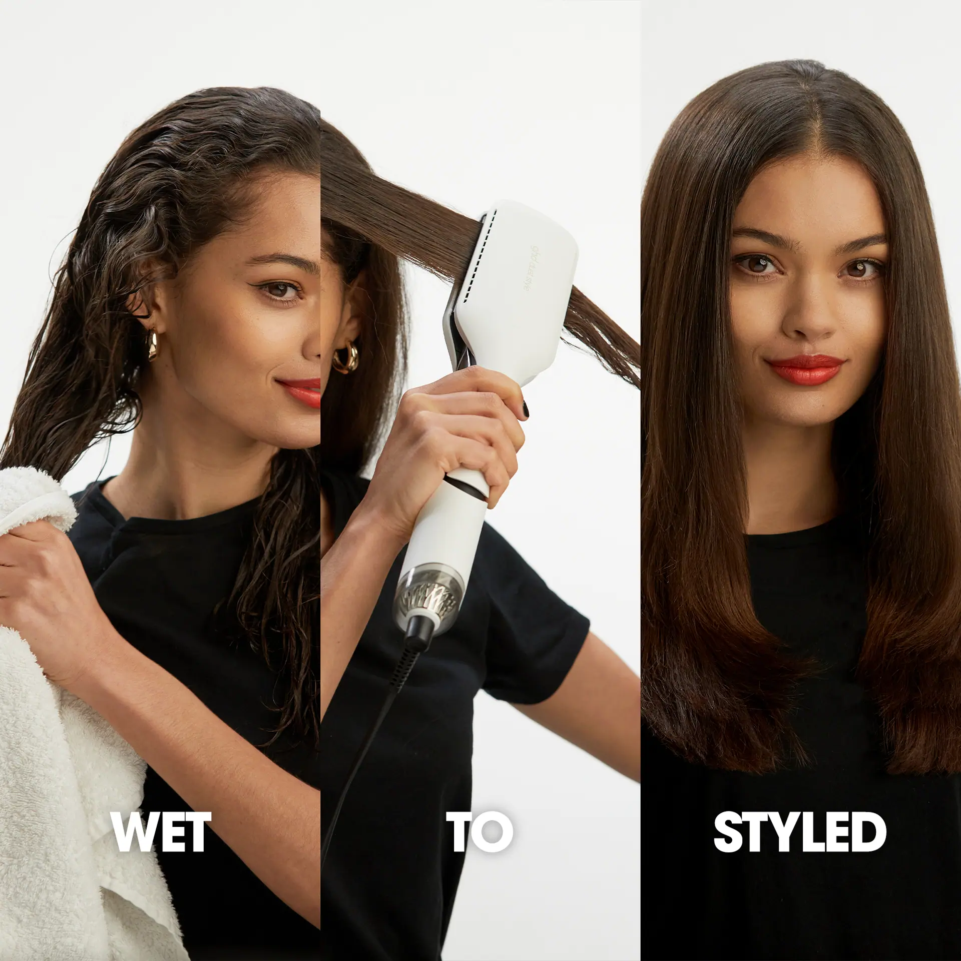 GHD Duet Style 2-In-1 Dryer And Straightener In Black