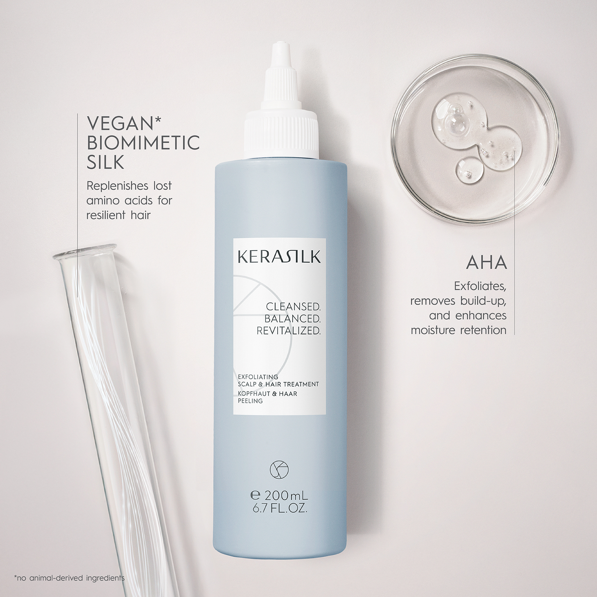 KERASILK Exfoliating Scalp & Hair Treatment 200ml
