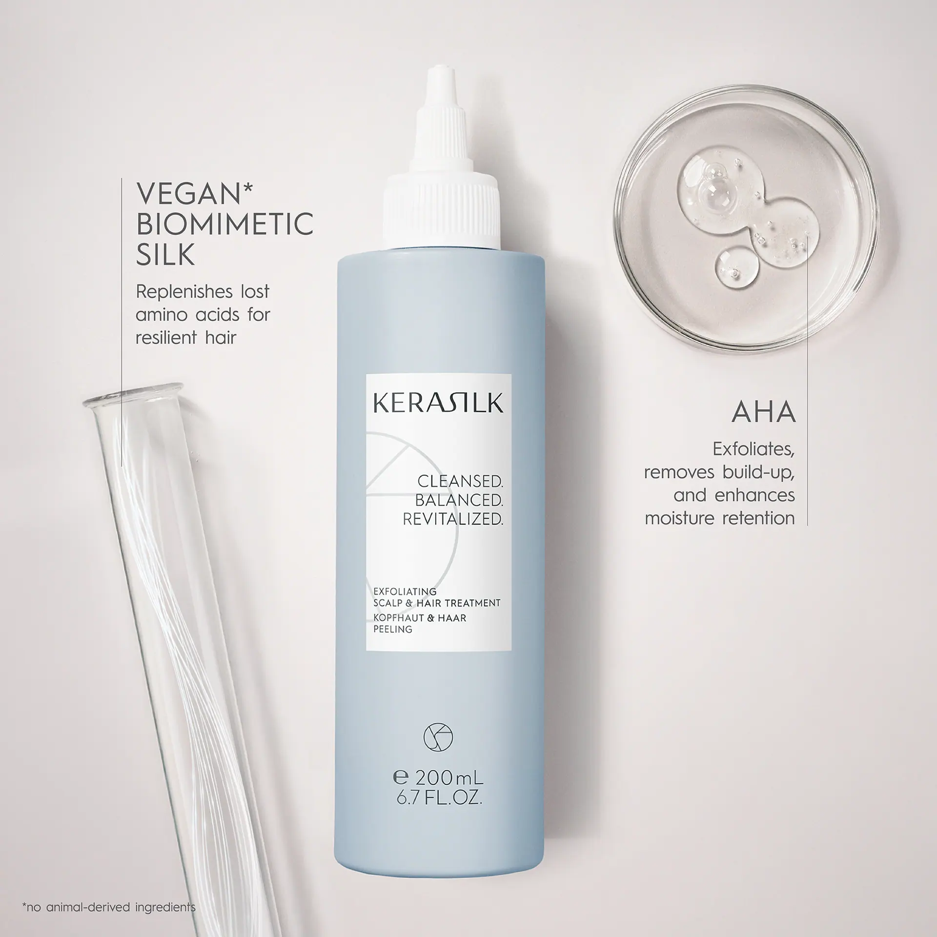 KERASILK Exfoliating Scalp & Hair Treatment 200ml