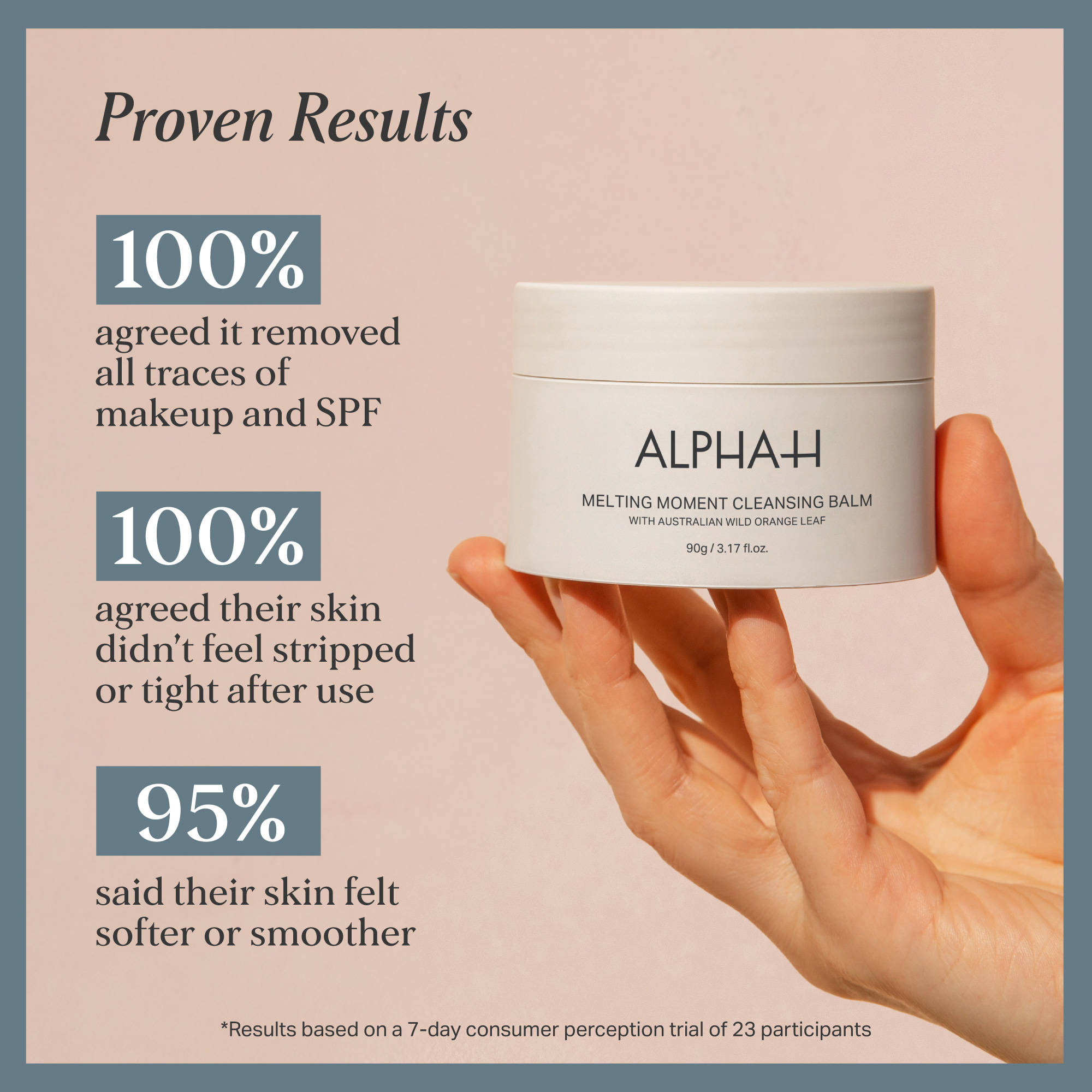 Alpha-H Melting Moment Cleansing Balm with Wild Orange Leaf Extract Mini 18g