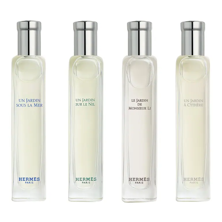Hermès Jardin Collection 15ml Nomad Set (Sous La Mer + Sur Le Nil + Monsieur Li + A Cythere)