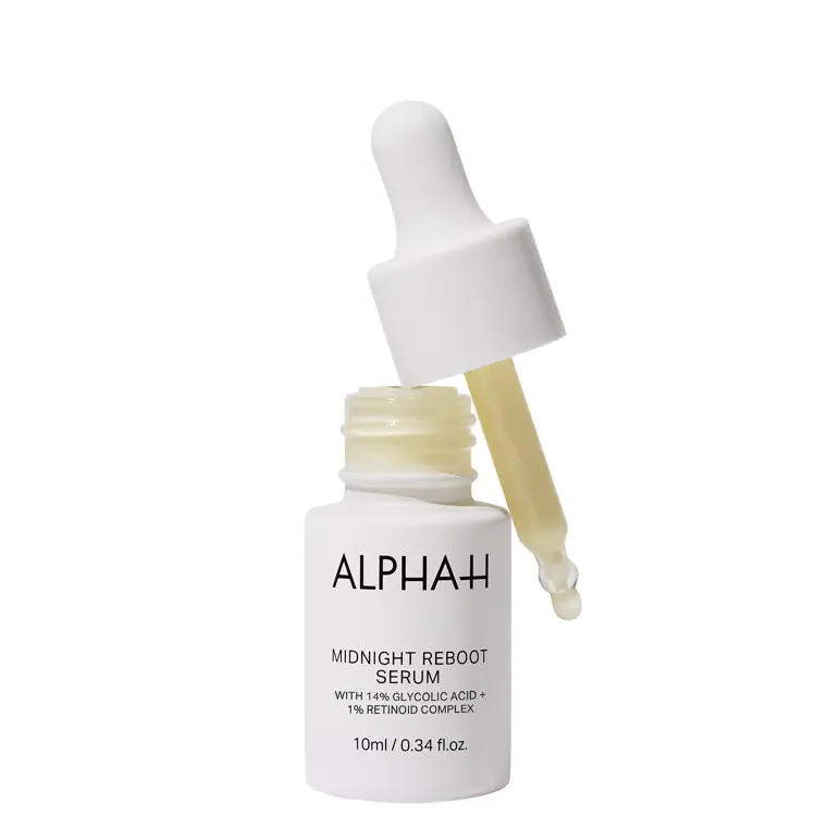 Alpha-H Midnight Reboot Serum with 14% Glycolic Acid and 1% Granactive Retinoid 10mL