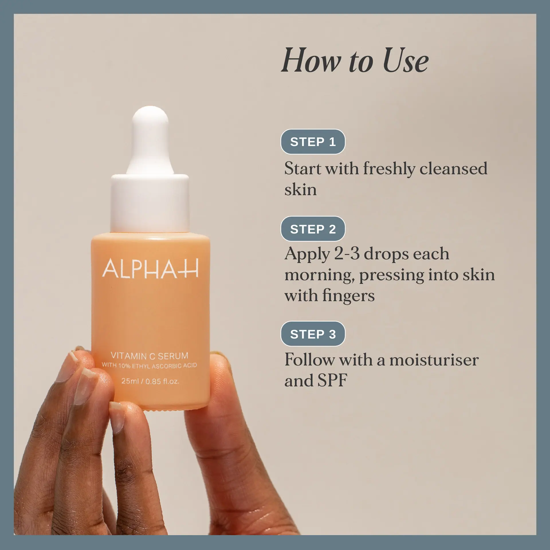 Alpha-H Vitamin C Serum with 10% Ethyl Ascorbic Acid 10ml