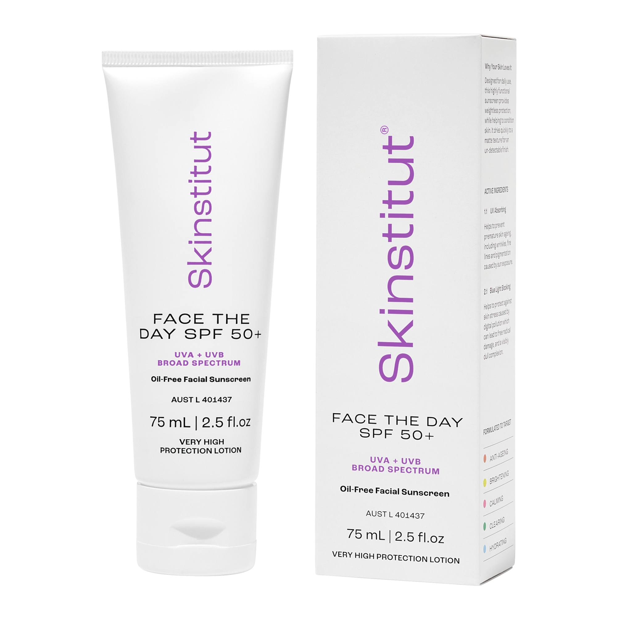 Skinstitut Face The Day SPF 50+ Facial Sunscreen 75ml