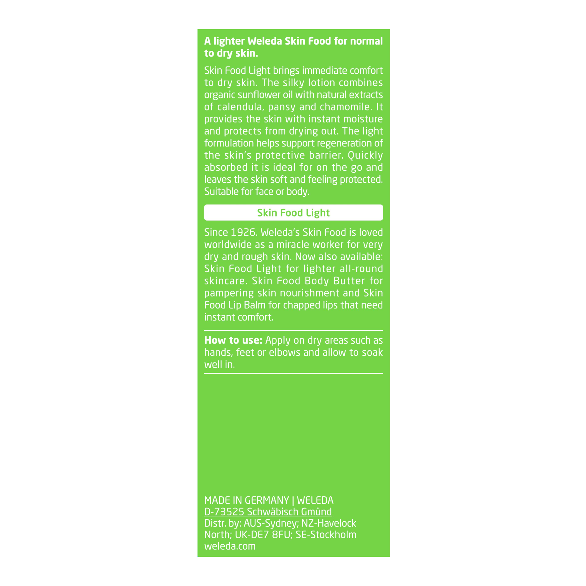 Weleda Skin Food Light 75ml