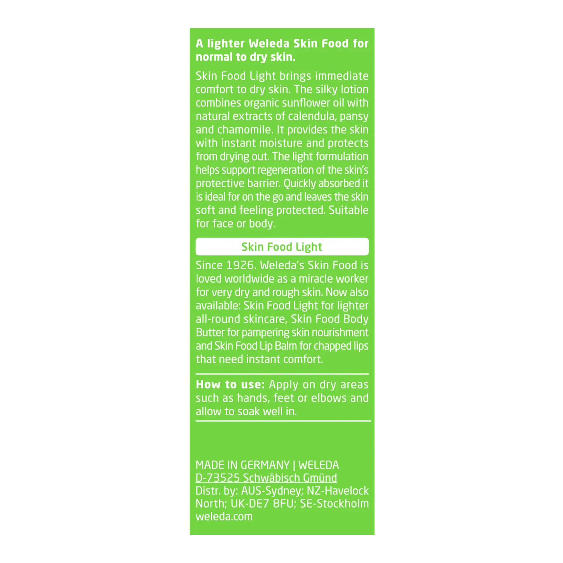Weleda Skin Food Light 30ml