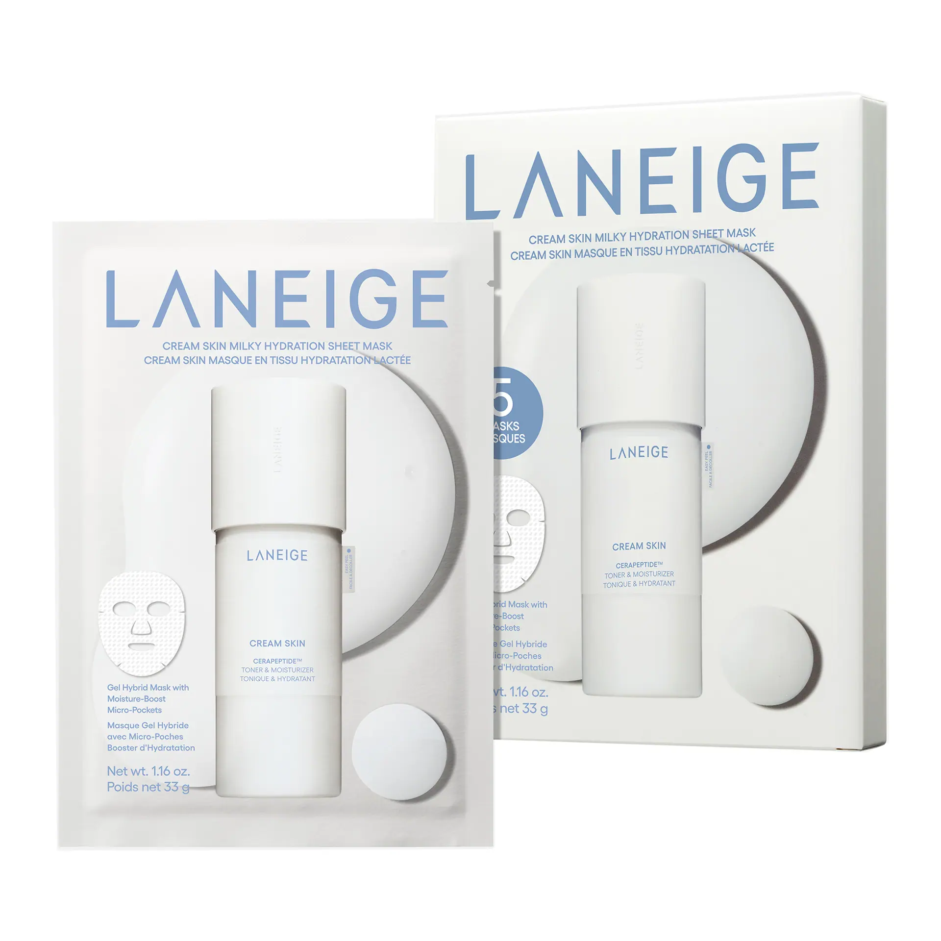 Laneige Cream Skin Milky Hydration Sheet Mask 1 Sheet