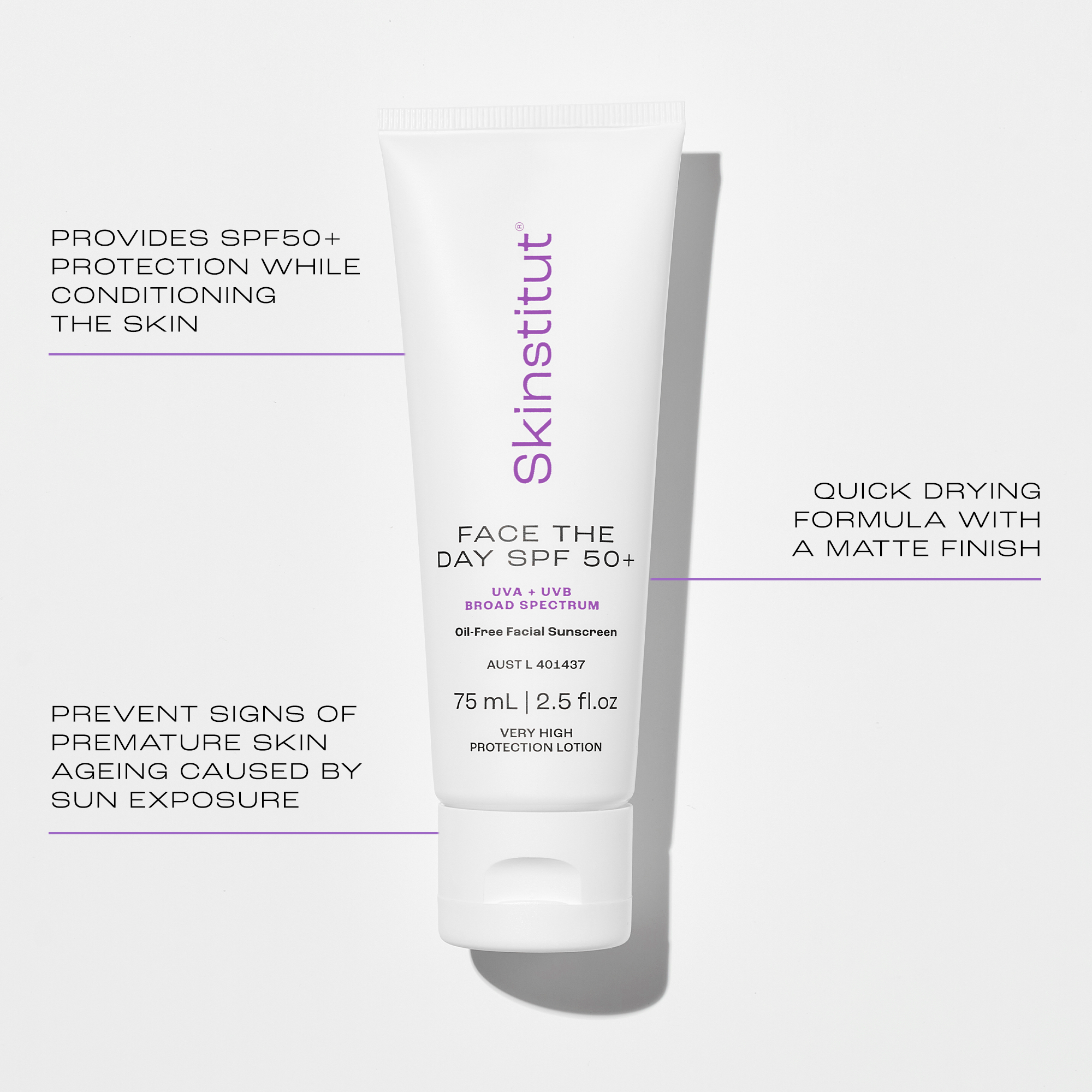 Skinstitut Face The Day SPF 50+ Facial Sunscreen 75ml