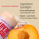 First Aid Beauty KP Bump Eraser Body Scrub w. 10% AHA 237ml - Peach