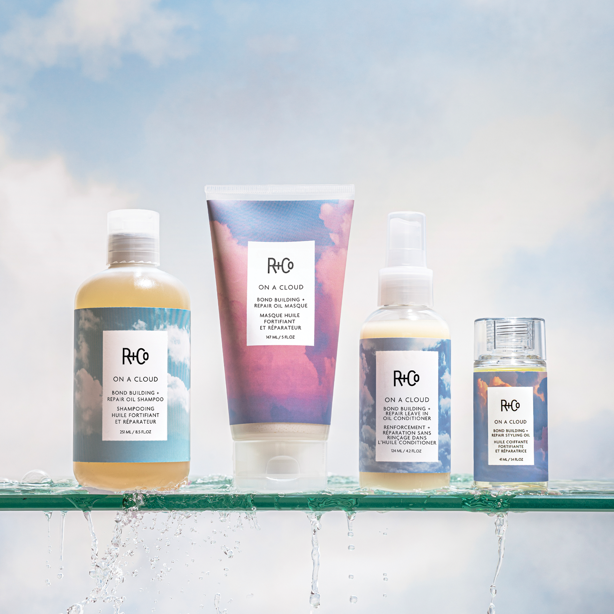 R+Co ON A CLOUD Bond Building + Repair Styling Oil 41ml