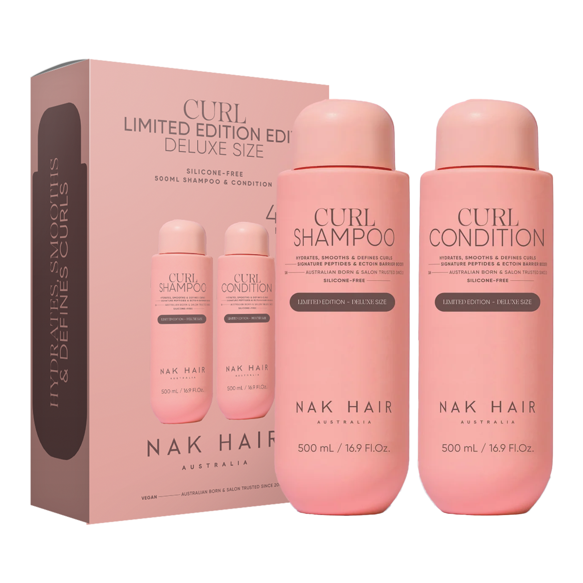 NAK Hair Signature Curl 500ml Duo