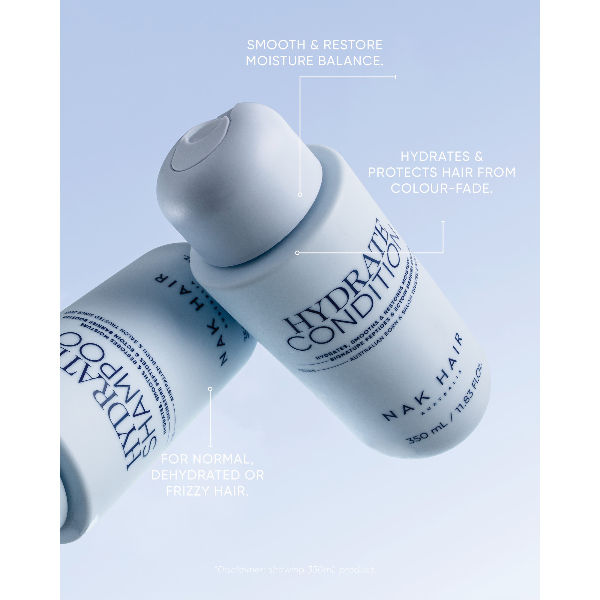 NAK Hair Signature Hydrate 500ml Duo