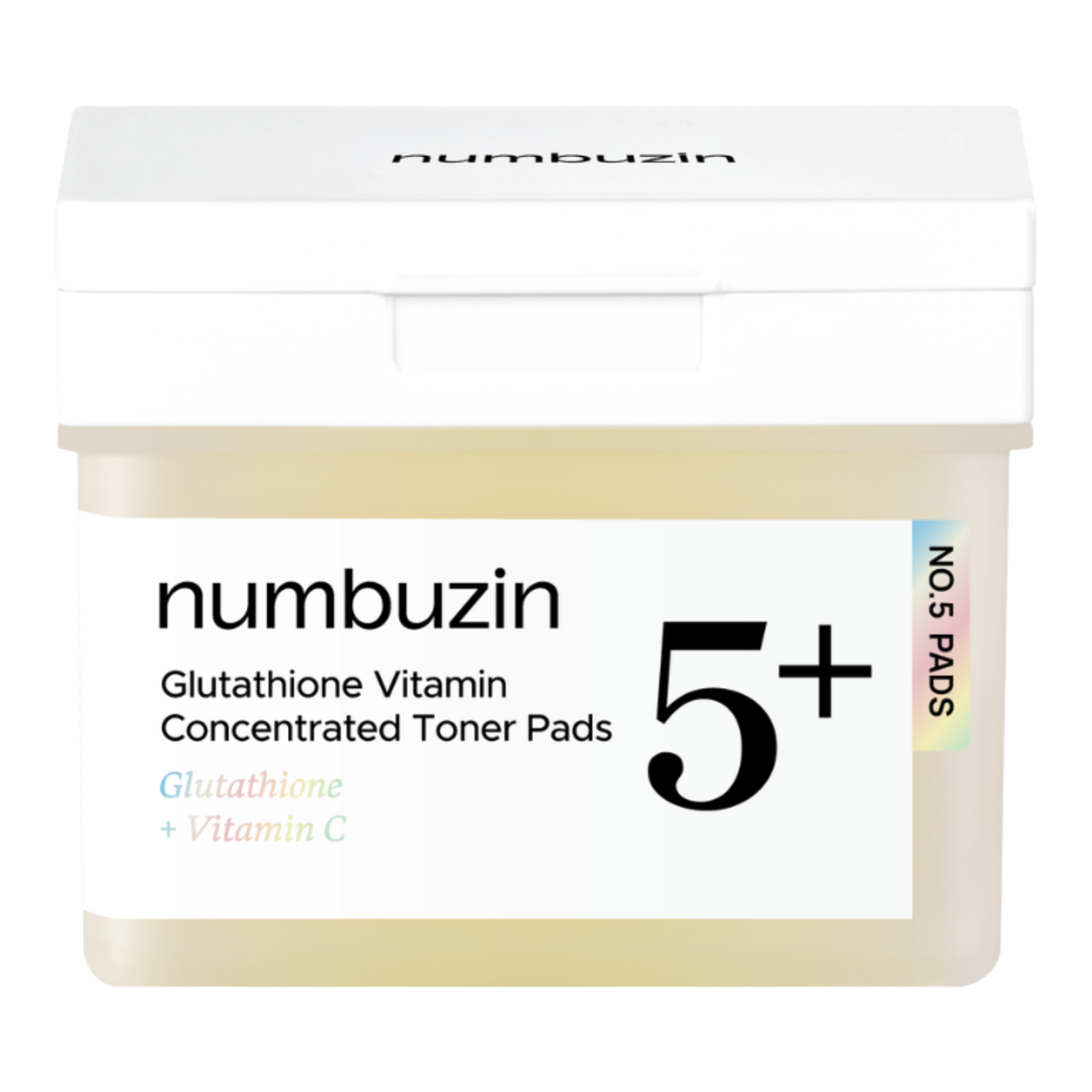 numbuzin No.5+ Glutathione Vitamin Concentrated Toner Pads