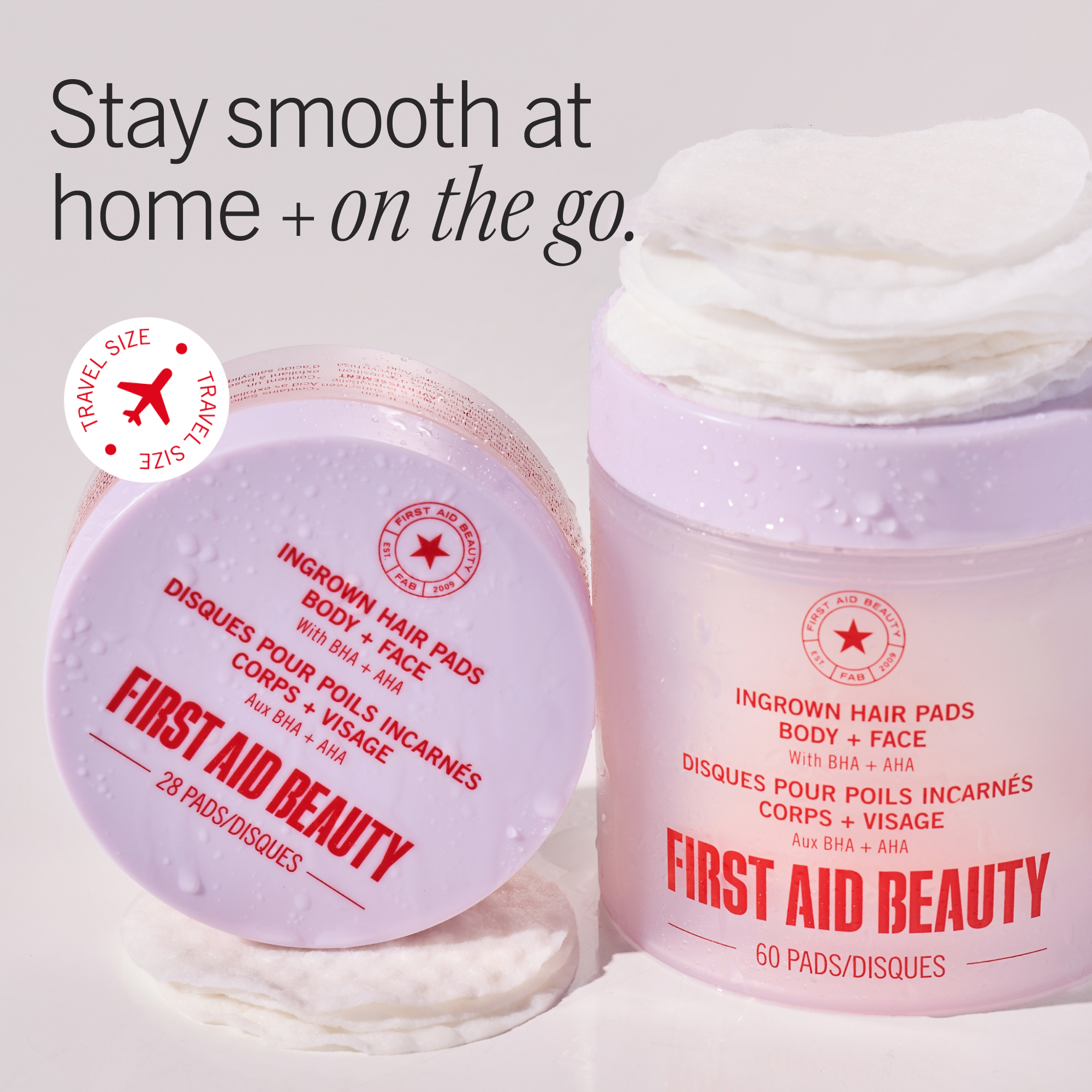 First Aid Beauty Ingrown Hair Pads Body + Face 28pc