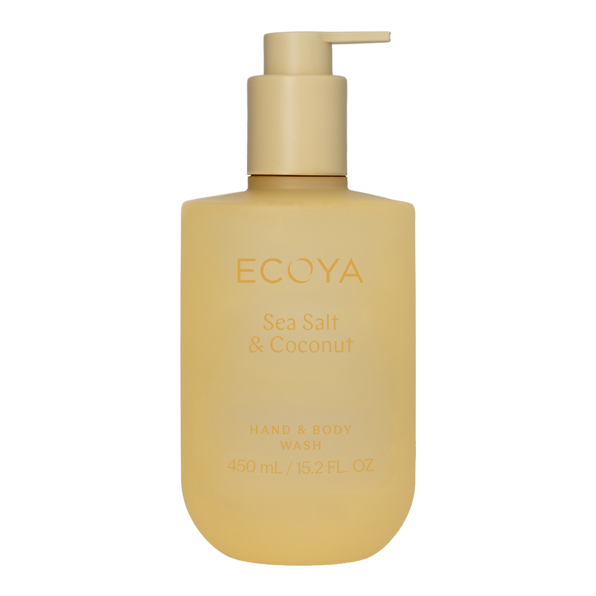 ECOYA Sea Salt & Coconut Hand & Body Wash 450ml
