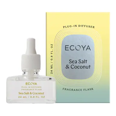 ECOYA Sea Salt & Coconut Plug-in Fragrance Flask 24ml