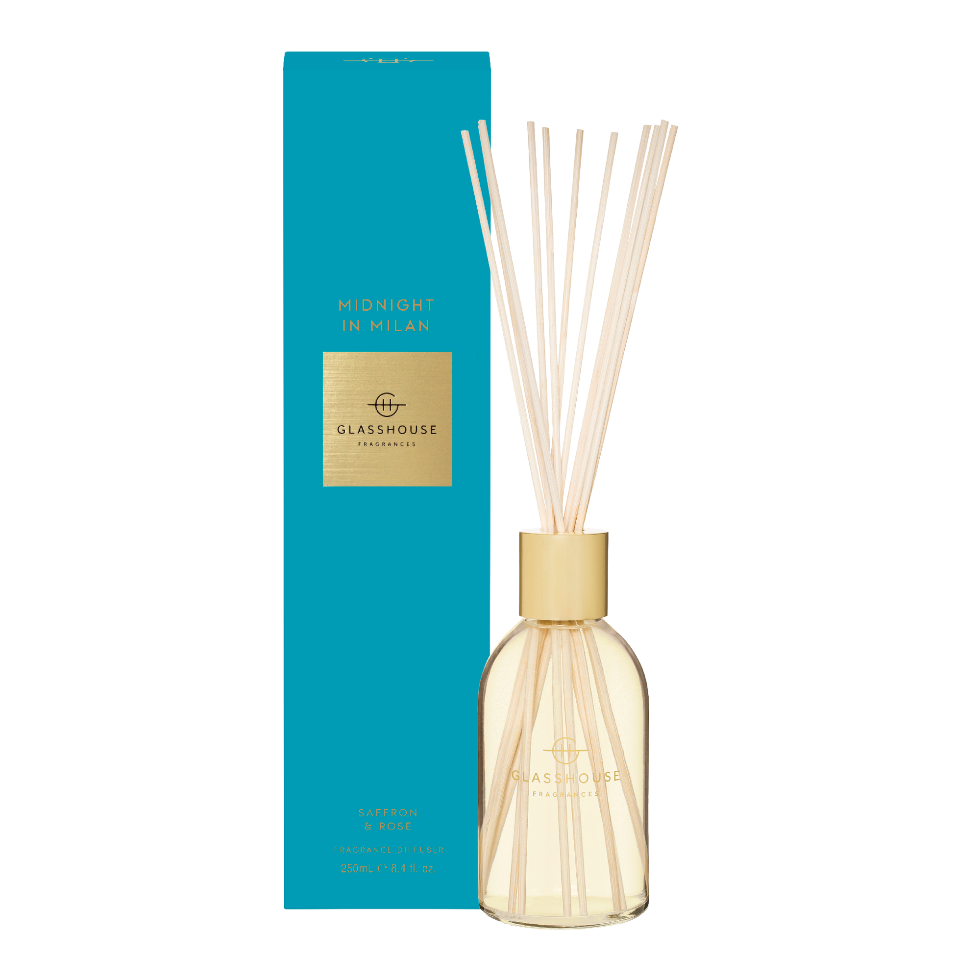 Glasshouse Fragrances Midnight in Milan 250mL Fragrance Diffuser