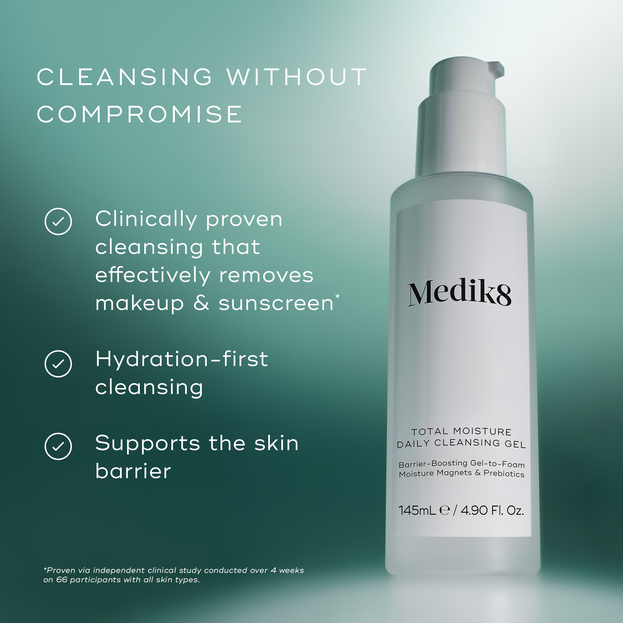 Medik8 Total Moisture Daily Cleansing Gel 145ml