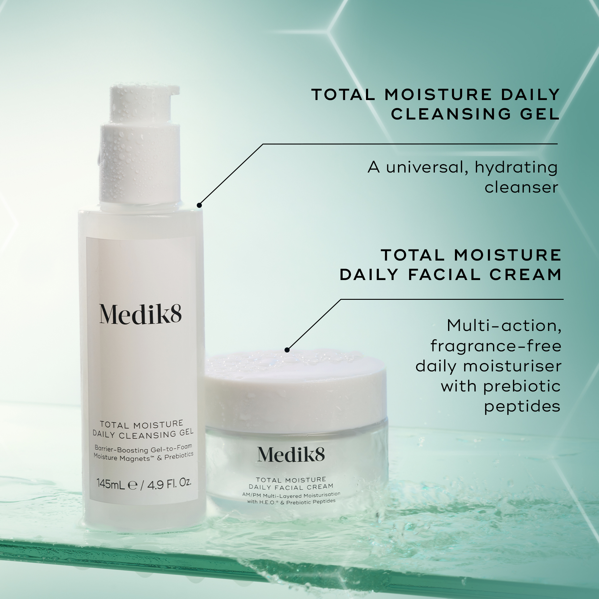 Medik8 Total Moisture Daily Cleansing Gel 145ml