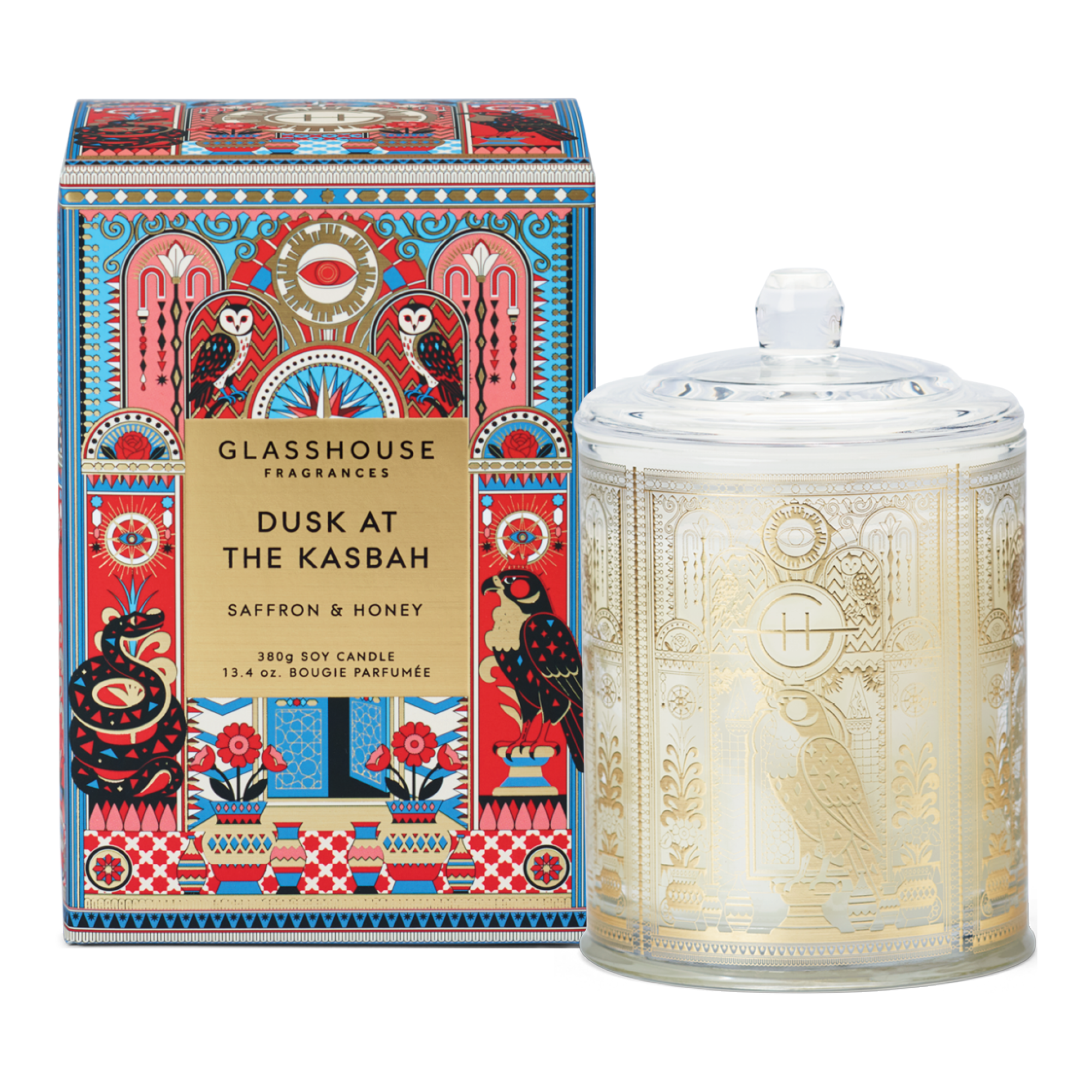 Glasshouse Fragrances 380g Candle - Dusk at the Kasbah - 26