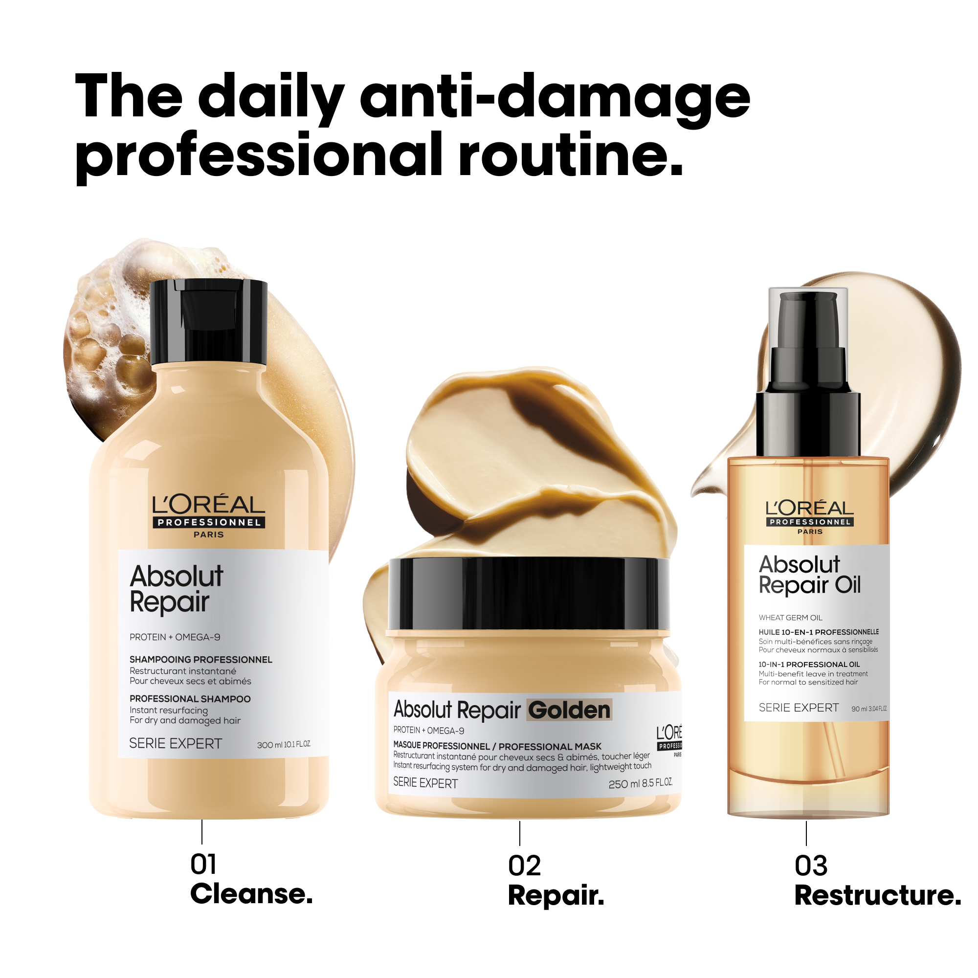 L'Oréal Professionnel Absolut Repair Golden Mask 250ml