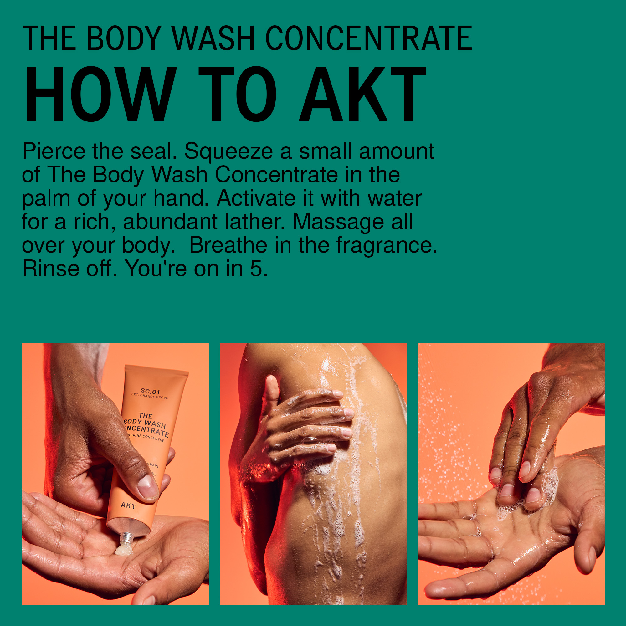 AKT London The Body Wash Concentrate - Halcyon Summers Sc.04