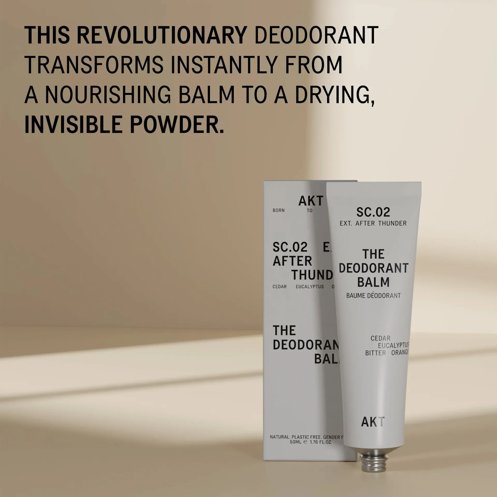 AKT London The Deodorant Balm - After Thunder Sc.02