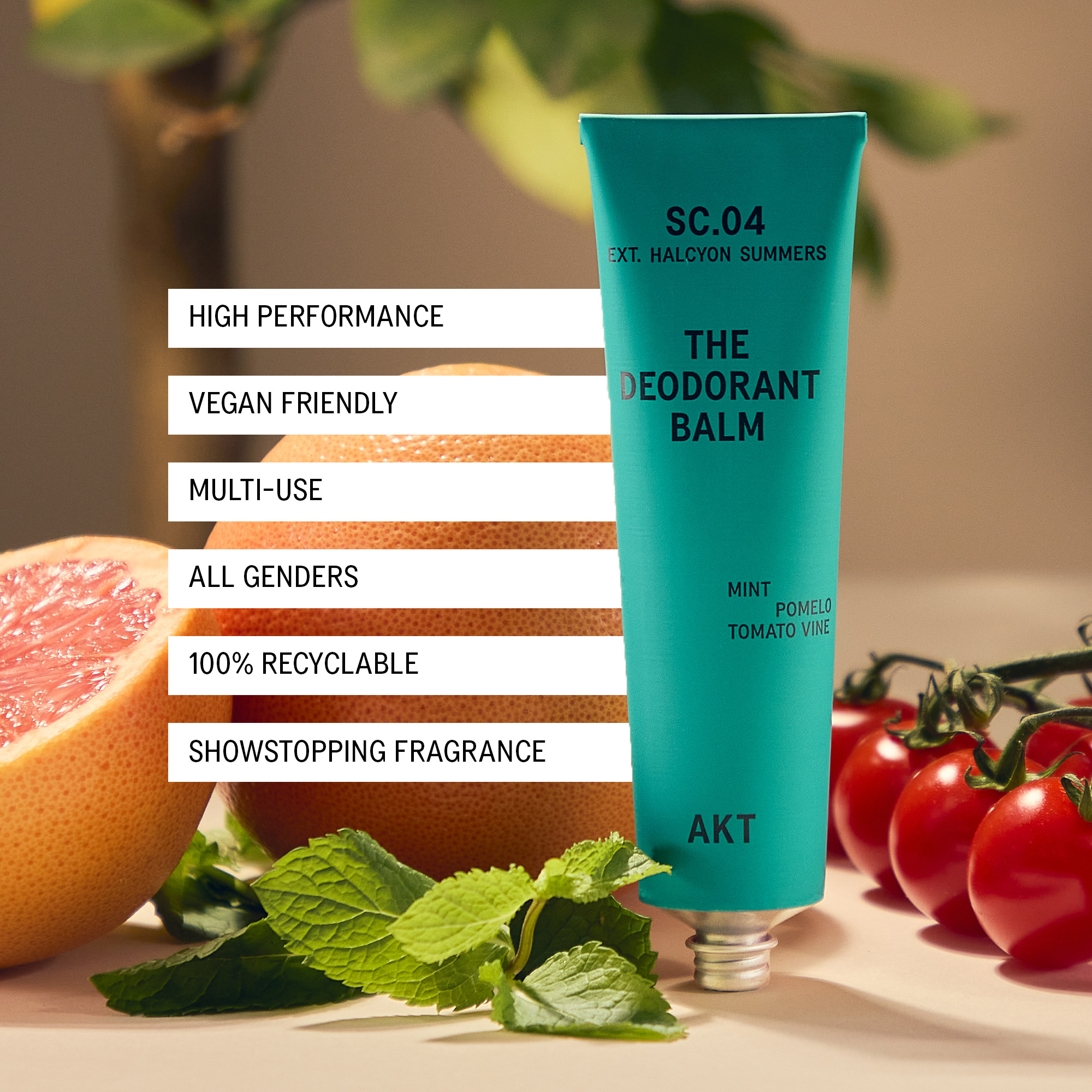 AKT London The Deodorant Balm - Halcyon Summers Sc.04