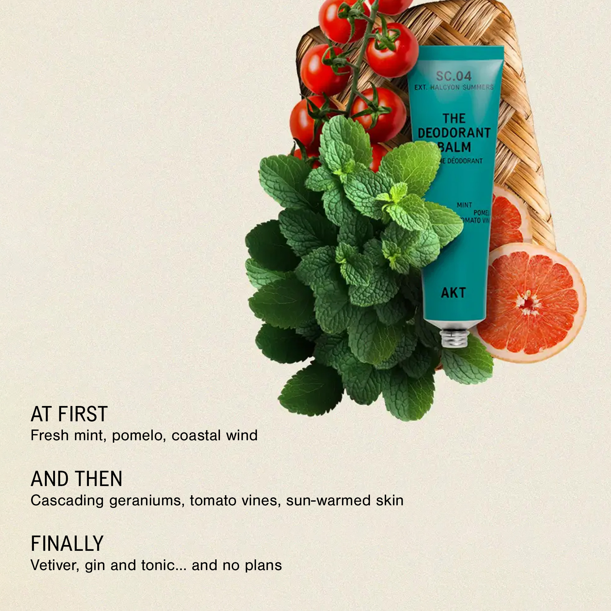 AKT London The Deodorant Balm - Halcyon Summers Sc.04