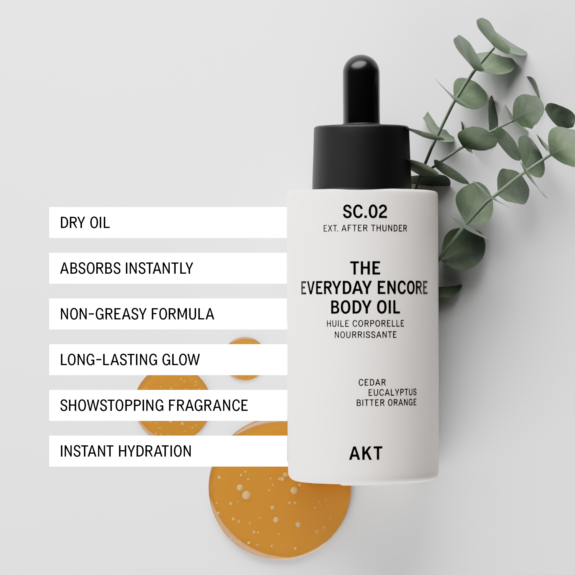 AKT London The Everyday Encore Body Oil - After Thunder Sc.02