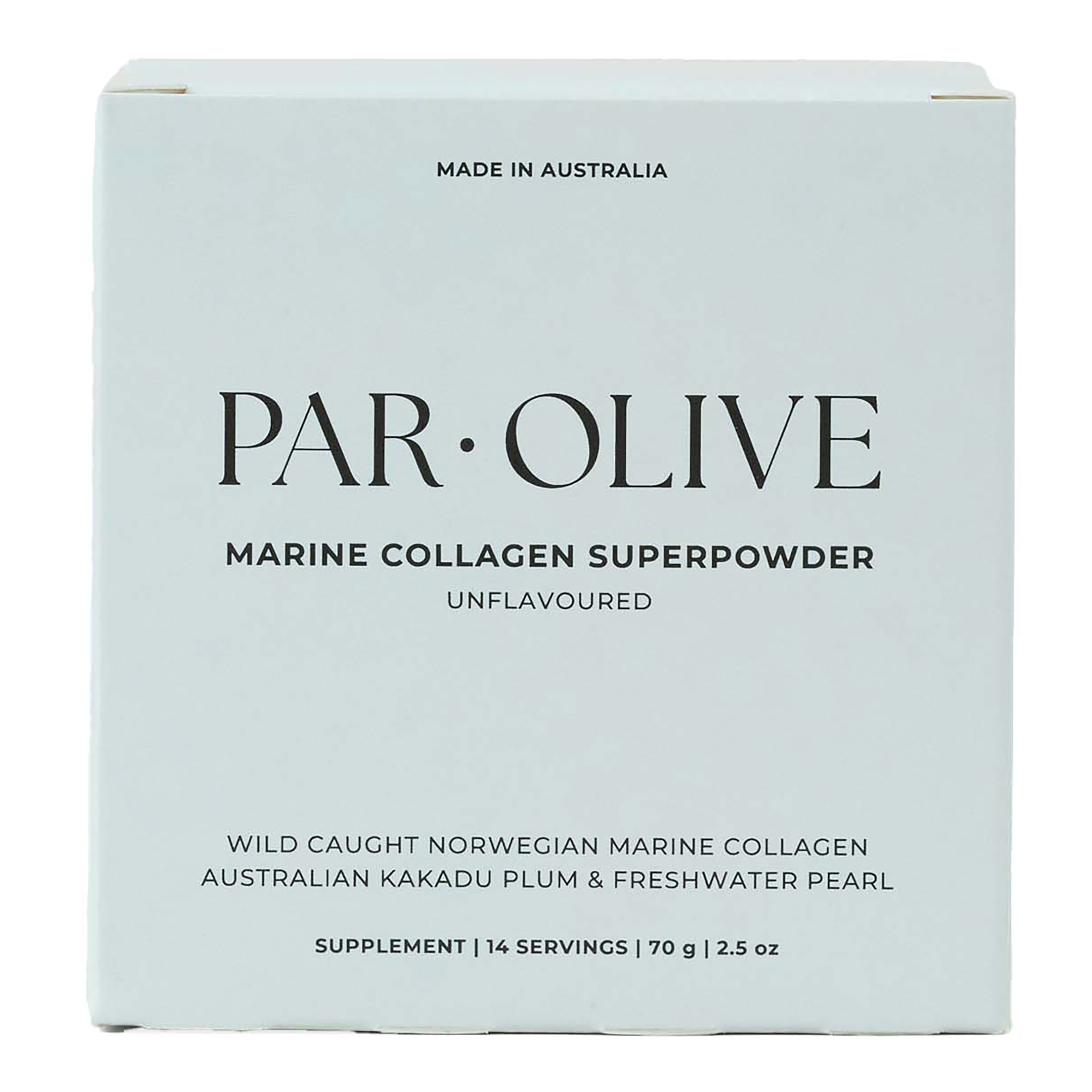 Par Olive PEARL Marine Collagen Travel Set (Unflavoured) - 14 Serves