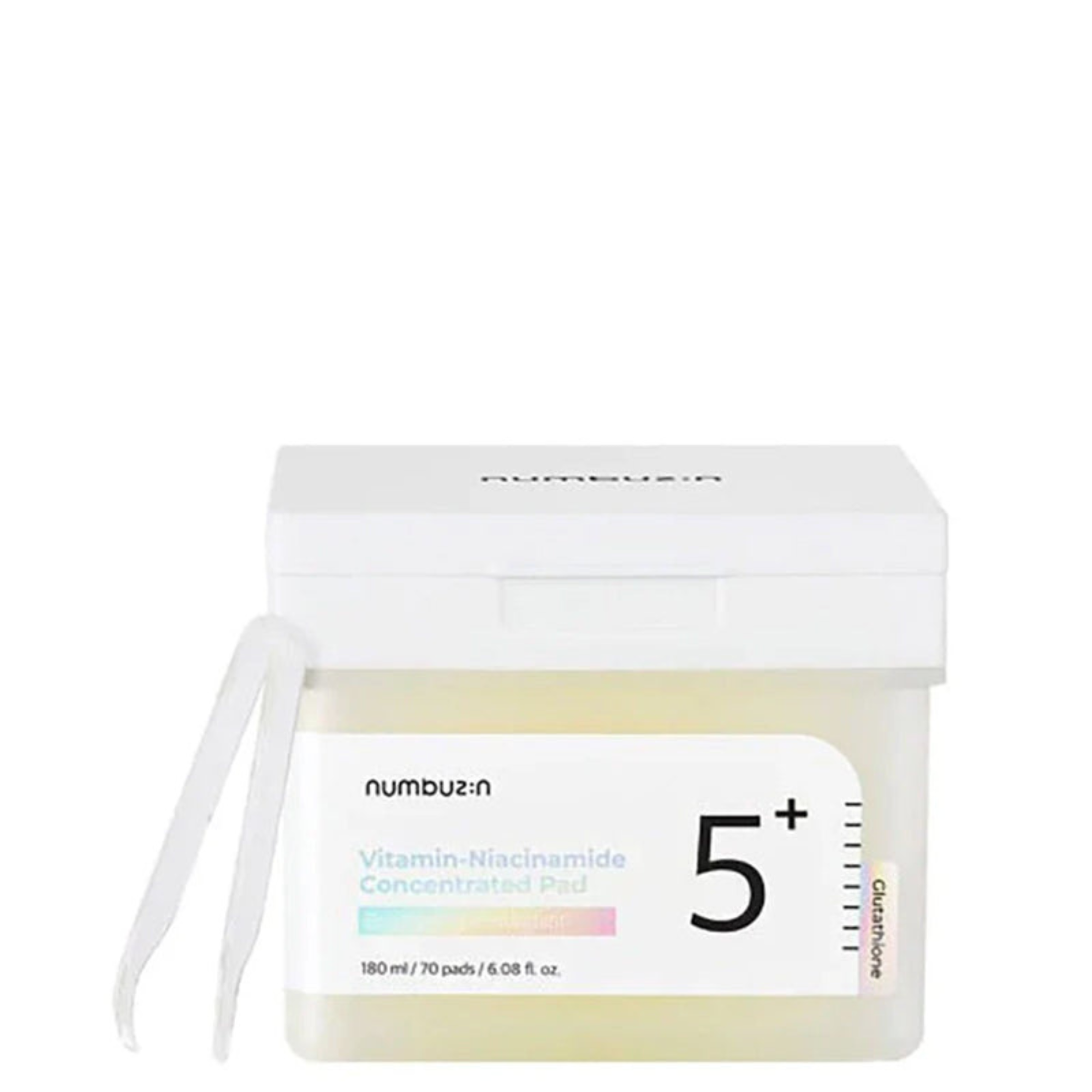 numbuzin No.5+ Glutathione Vitamin Concentrated Toner Pads