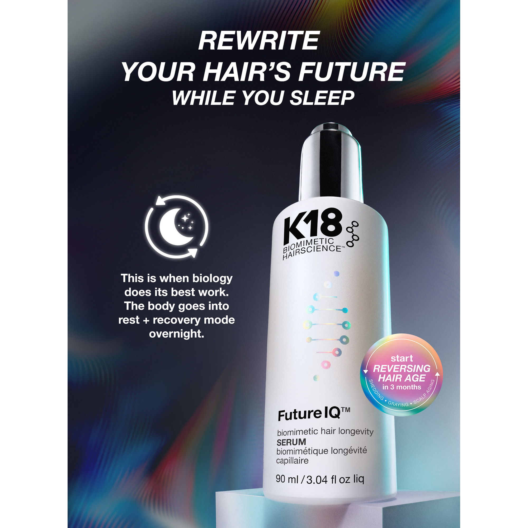 K18 Future IQ Biomimetic Hair Longevity Serum 90 mL