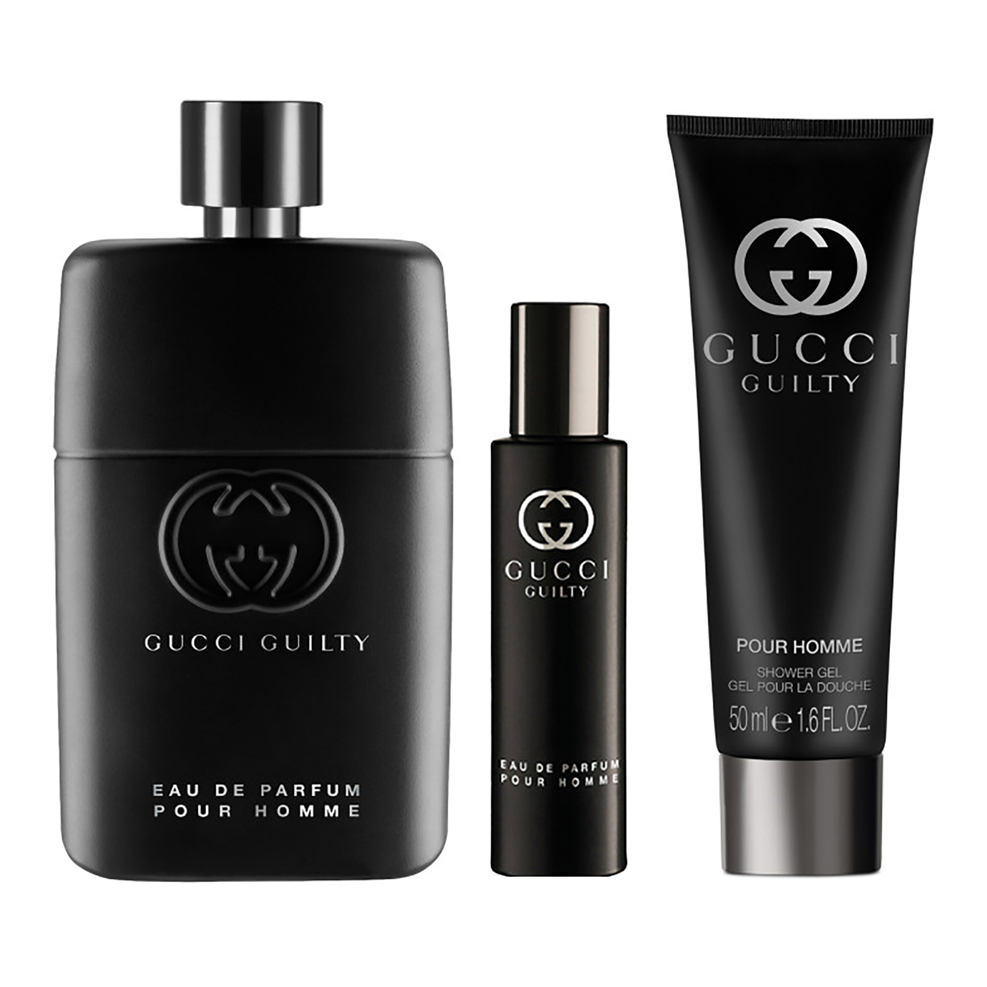 Gucci Beauty Gucci Guilty Pour Homme Eau de Parfum for Men and Shower Gel Trio Gift Set