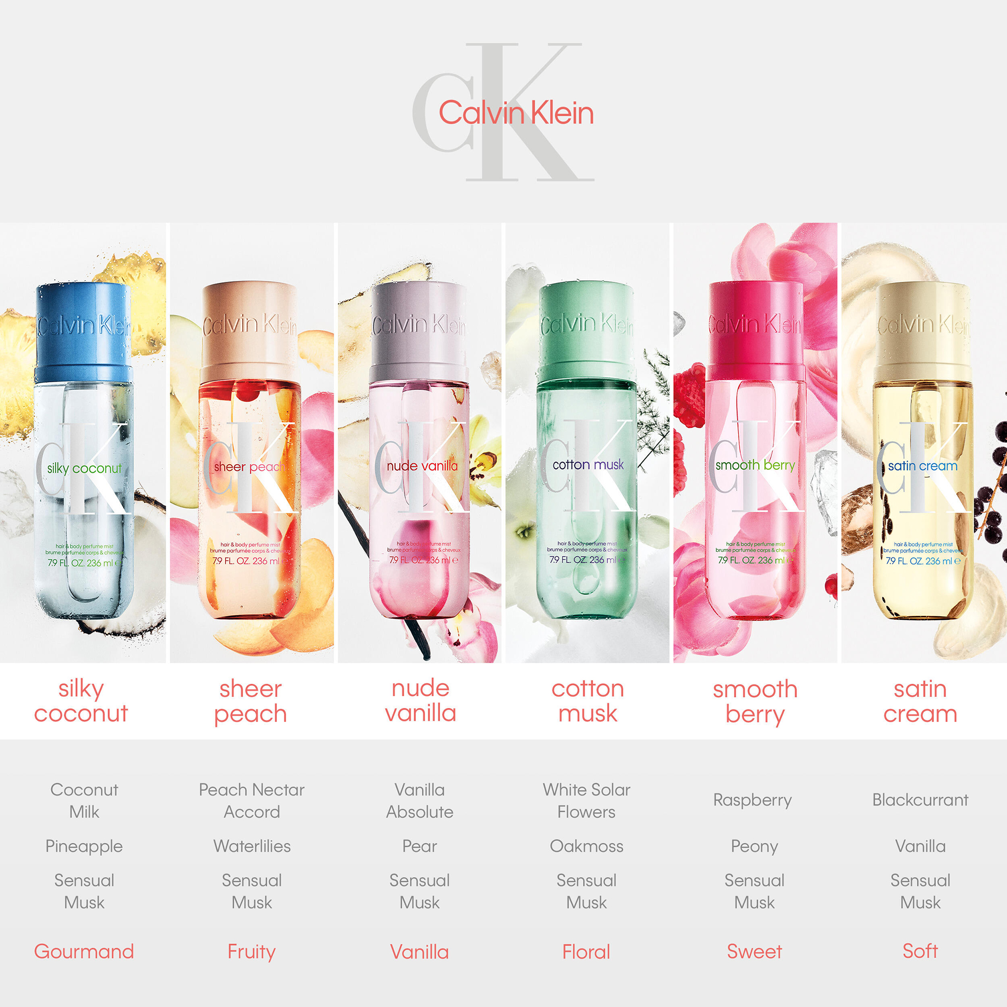 Calvin Klein CK ONE Smooth Berry Perfume Mist 236ML