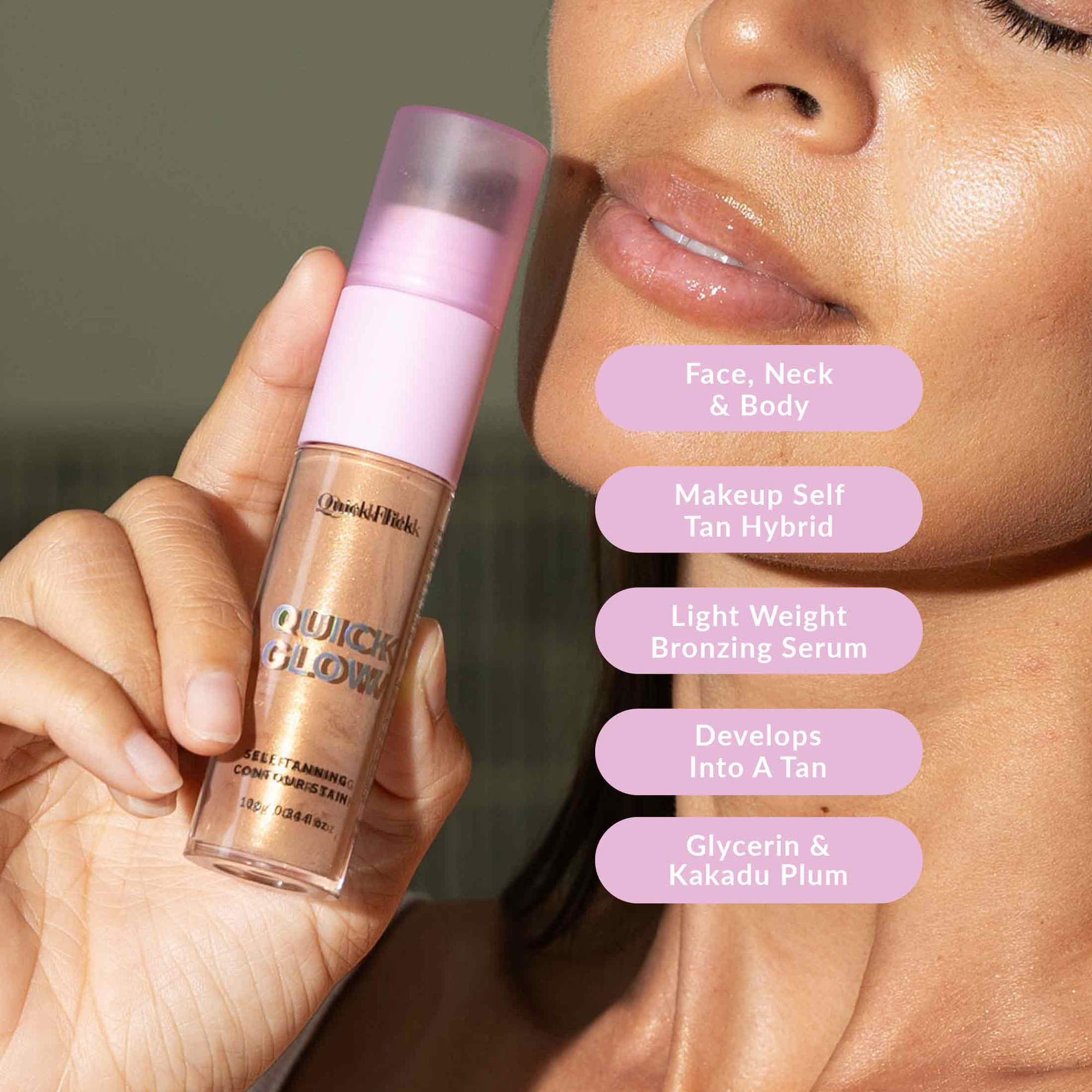 The Quick Flick Quick Glow Self Tanning Contour Stain