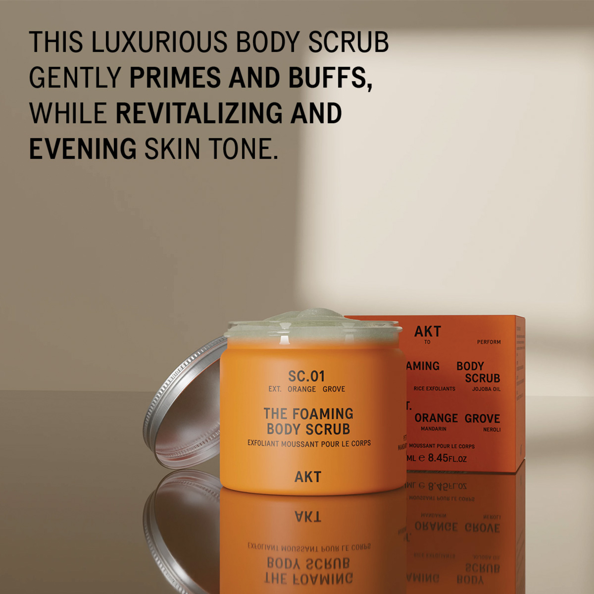 AKT London The Foaming Body Scrub