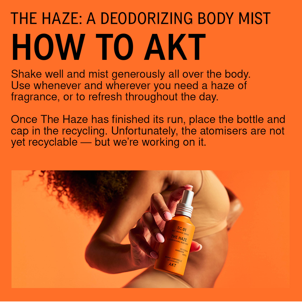 AKT London The Haze Body Deodorizing Mist - Orange Grove Sc.01
