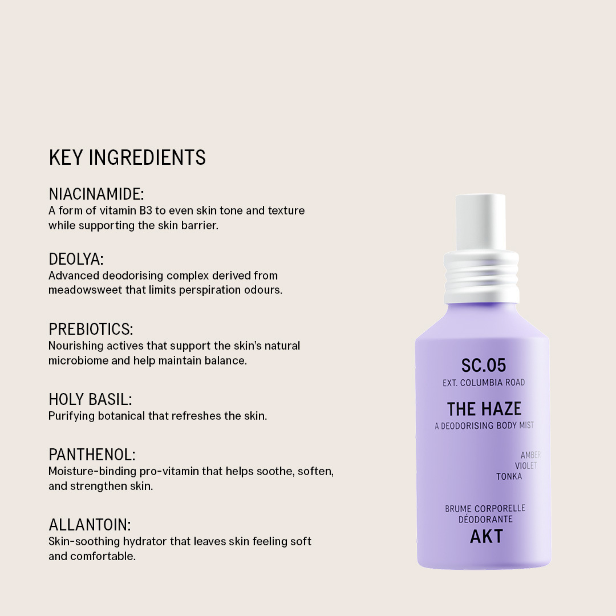 AKT London The Haze Body Deodorizing Mist - Columbia Road Sc.05