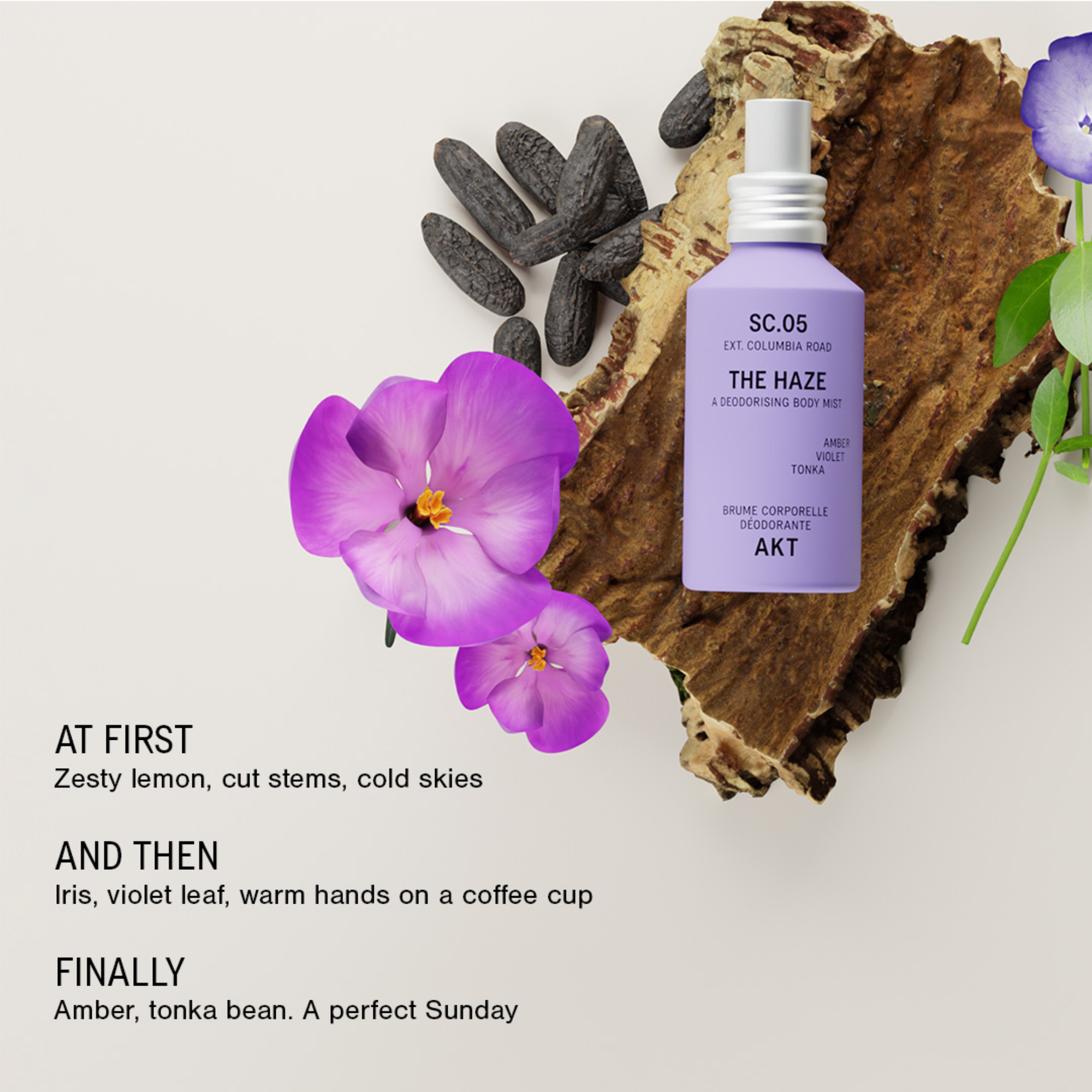 AKT London The Haze Body Deodorizing Mist - Columbia Road Sc.05