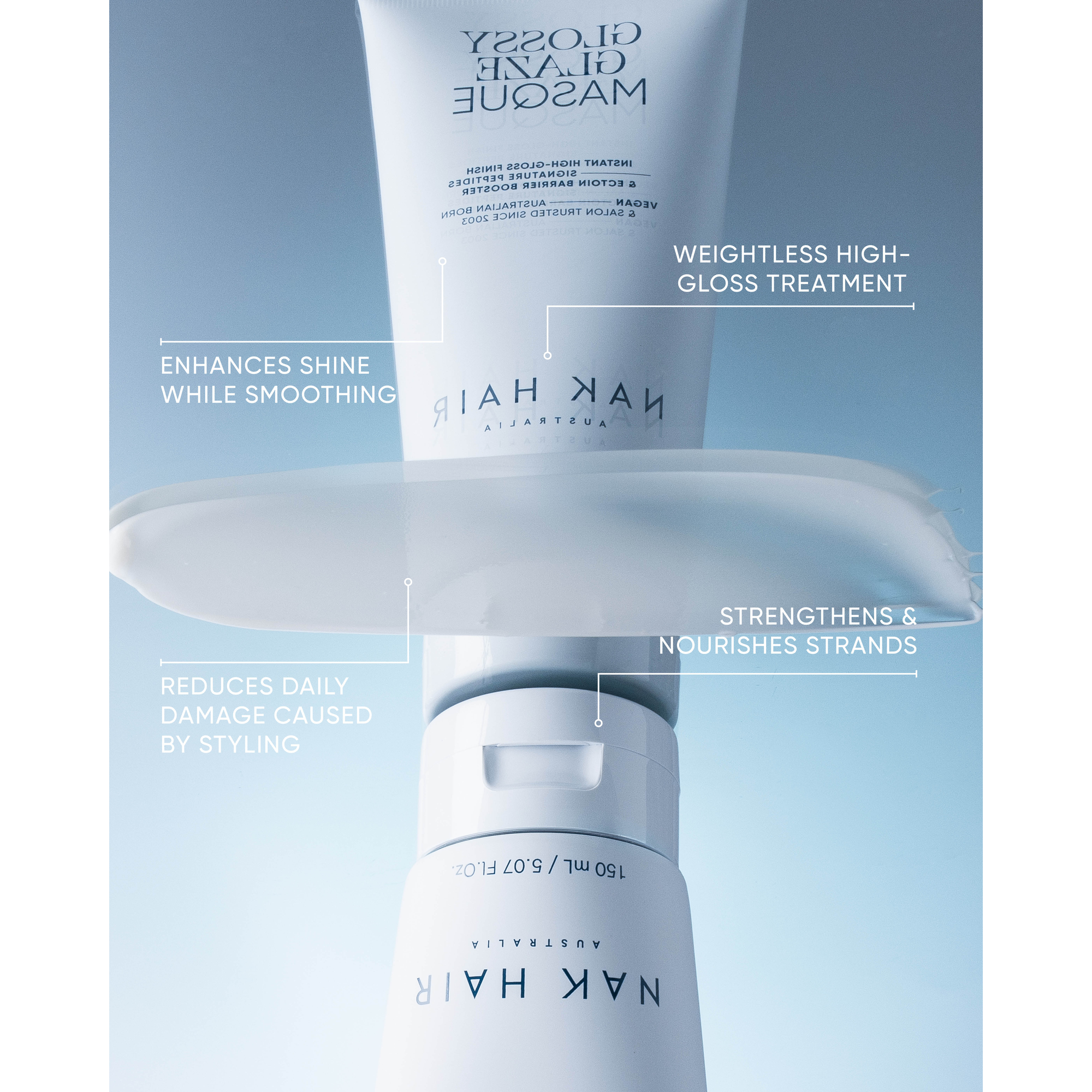 NAK Hair Signature Glossy Glaze Masque 150ml