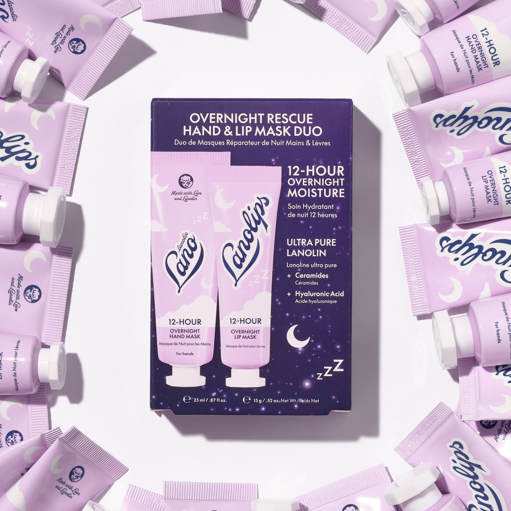 Lanolips Overnight Rescue Hand & Lip Mask Duo