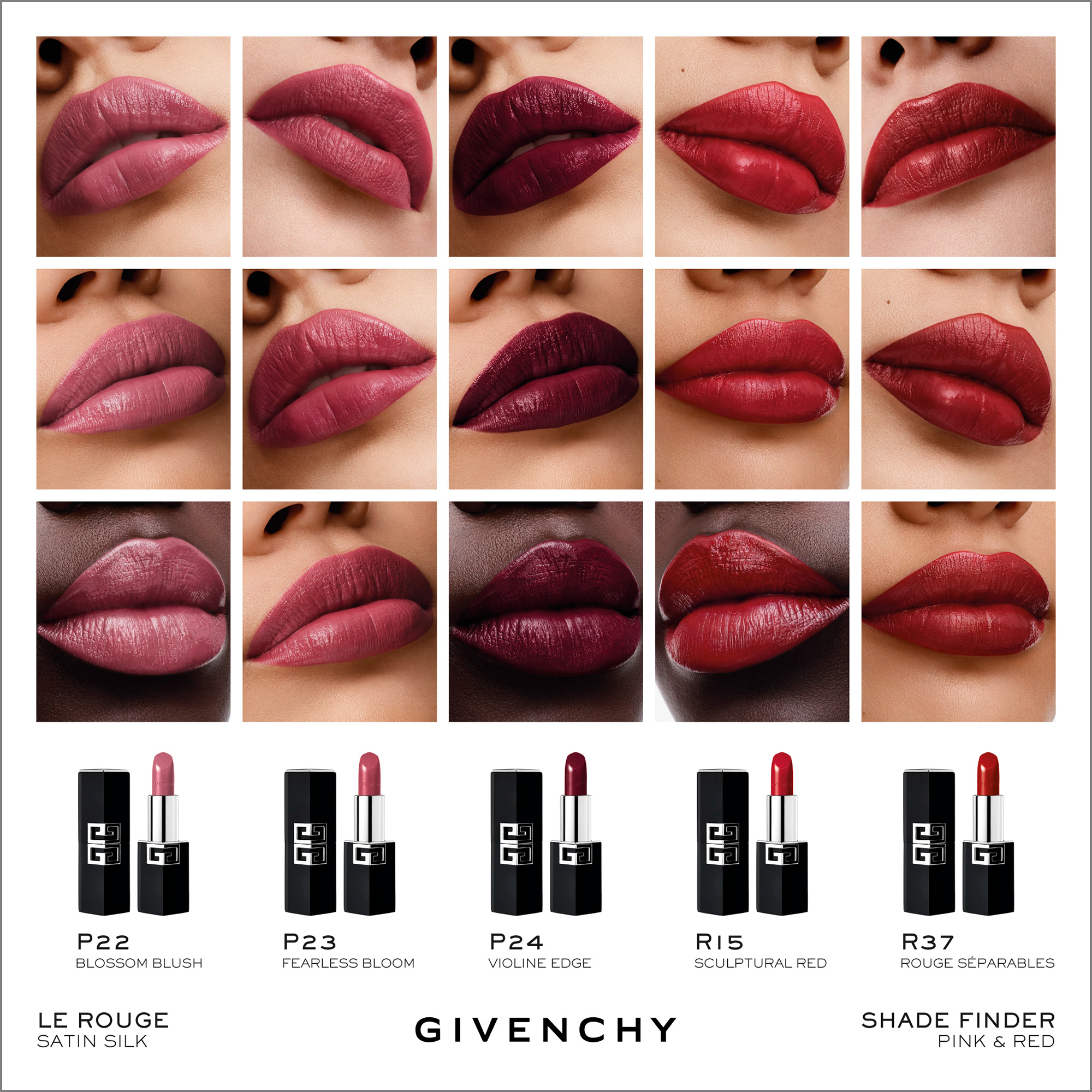 Givenchy Le Rouge Satin Silk Lipstick 3.4g