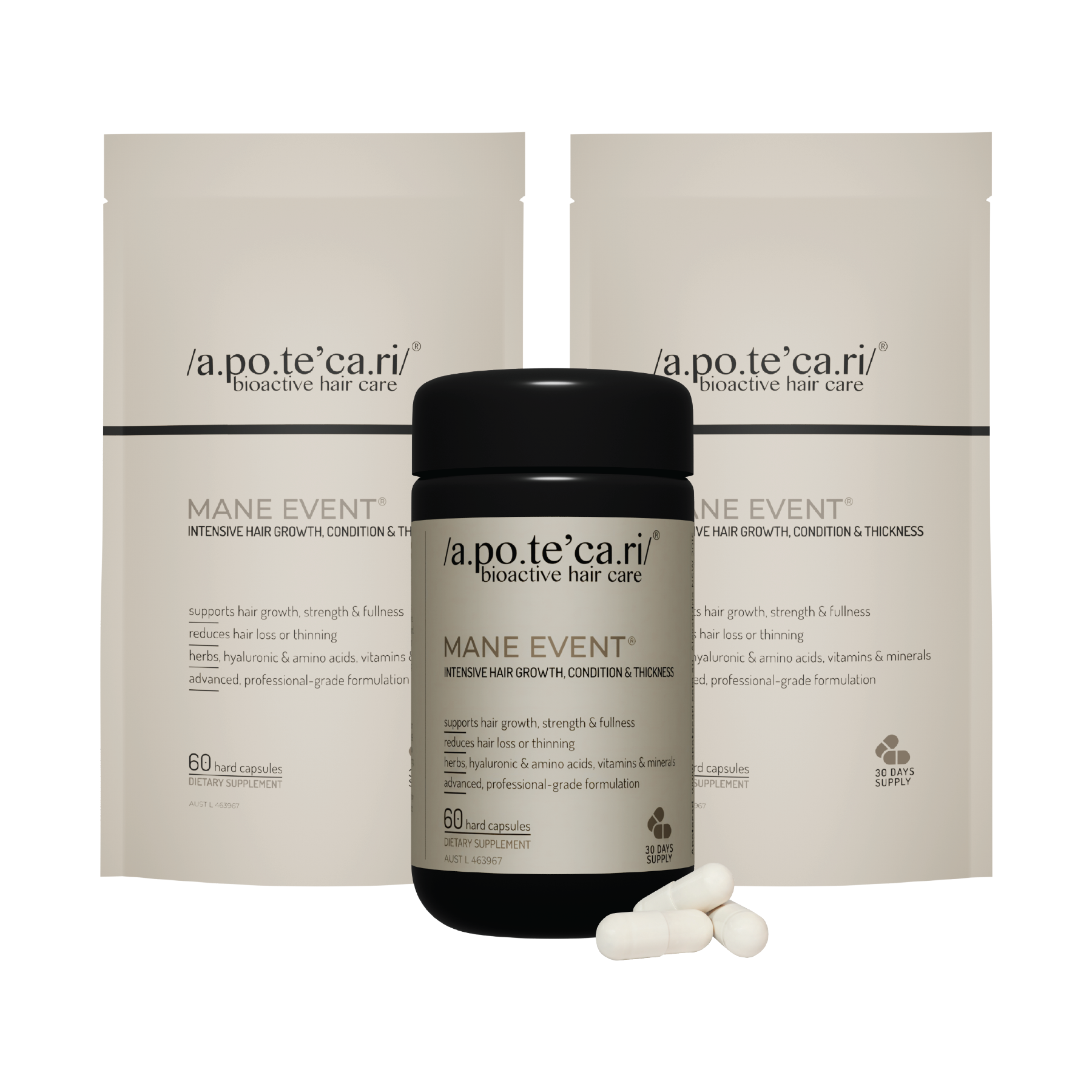 Apotecari Mane Event 90 Day Kit