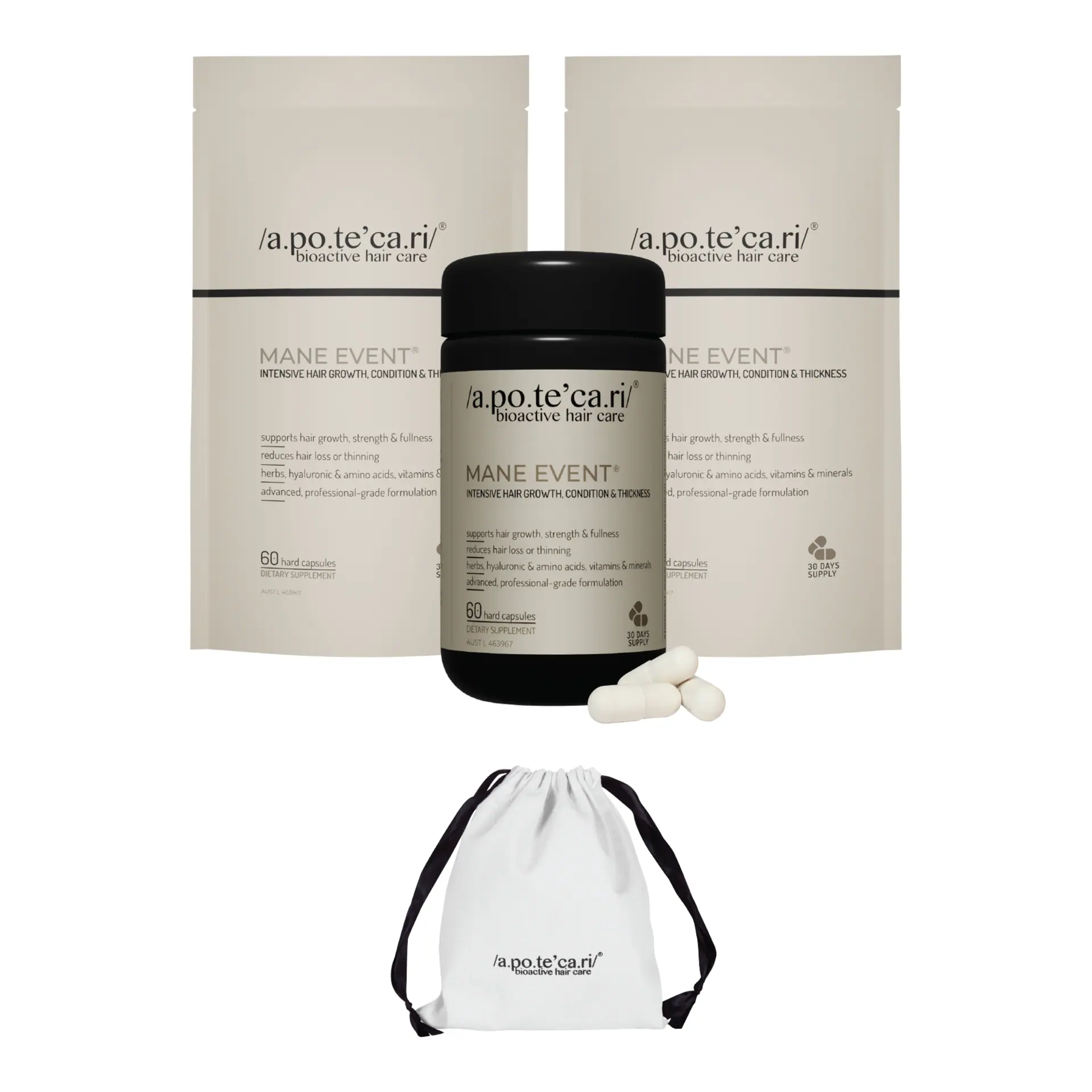 Apotecari Mane Event 90 Day Kit