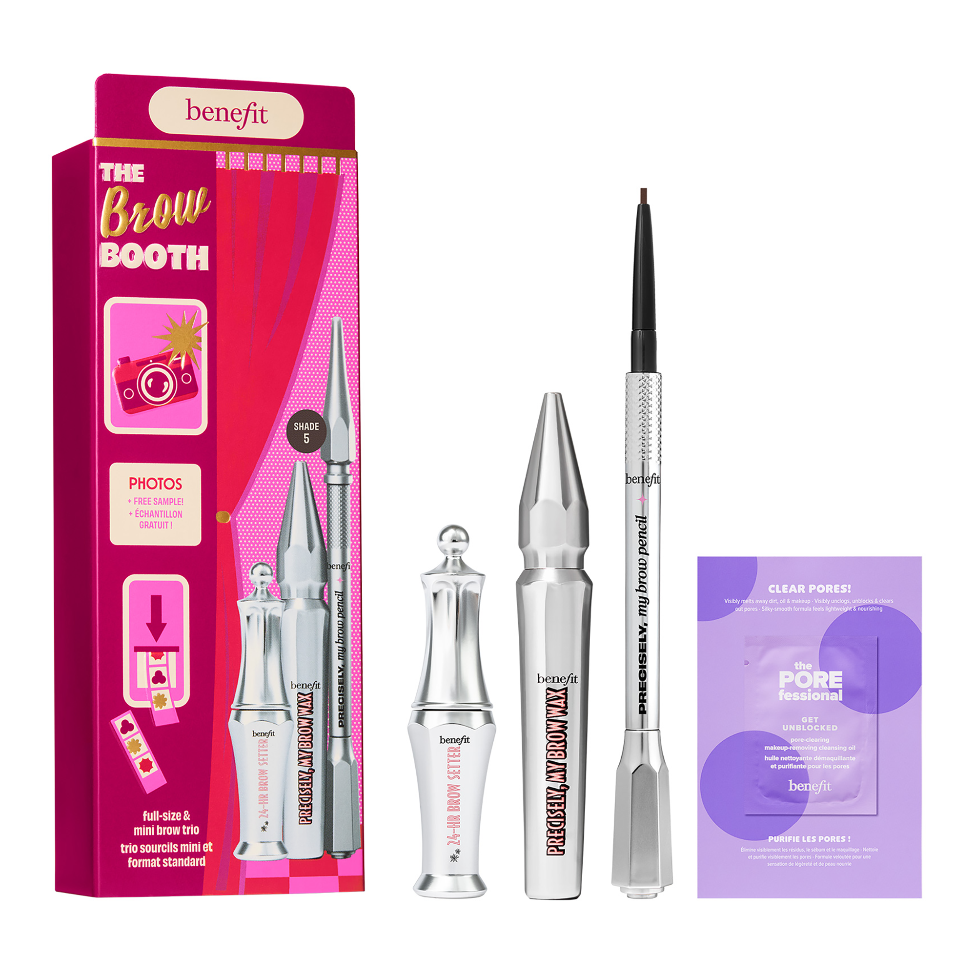 Benefit Cosmetics The Brow Booth Shade 5 Set