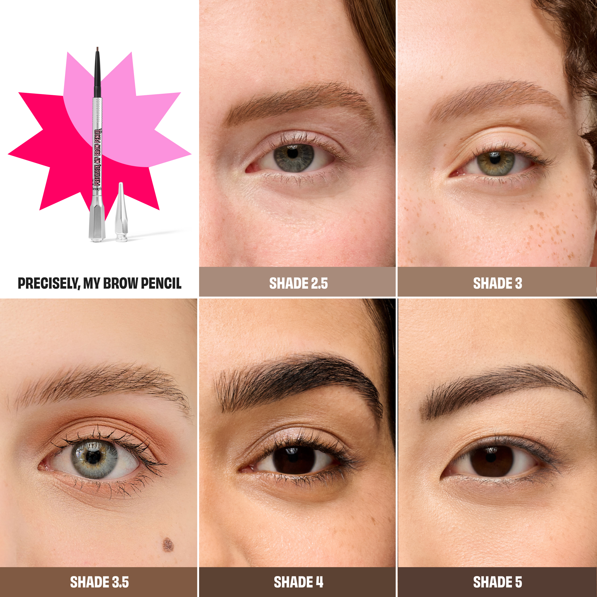Benefit Cosmetics The Brow Booth Shade 5 Set