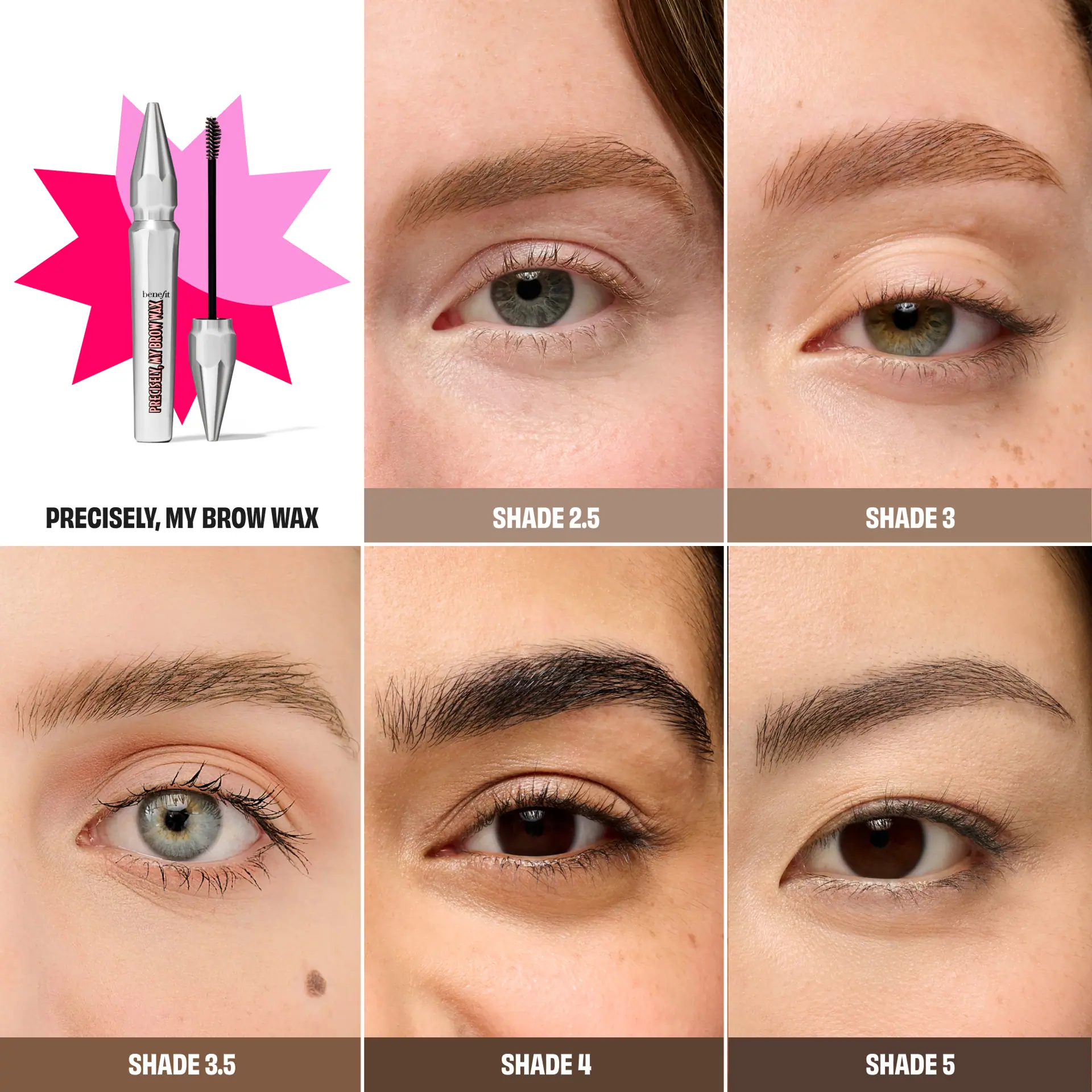 Benefit Cosmetics The Brow Booth Shade 5 Set
